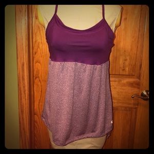 Champion XL Tank Purple w Built in Bra